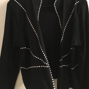 Ming wang black and white jacket