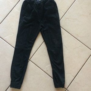 Black joggers