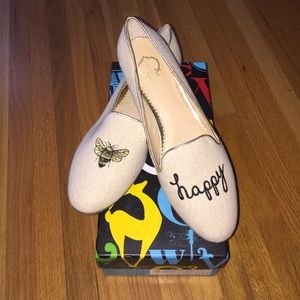 "Bee happy" C Wonder loafers