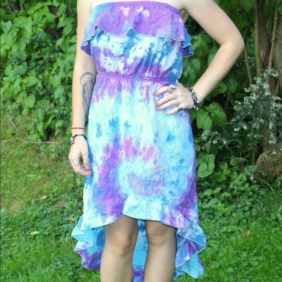 TieDye dress, hippie, hippy