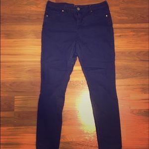 Dark blue skinny jeans