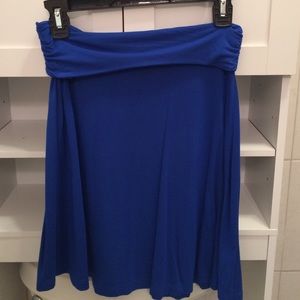 Foldover Yoga Skirt