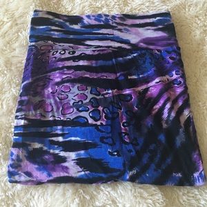 Charlotte Russe Animal Print Mini Skirt
