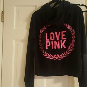 Pink hoodie