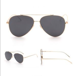 Trendy Flat Aviators