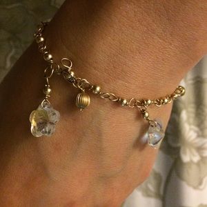 Bracelet with Swarovski crystals.