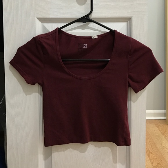 Pacsun Maroon Crop Top