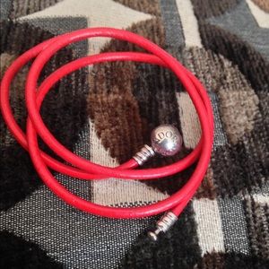 Pandora leather bracelet