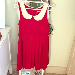 Red vintage styled dress
