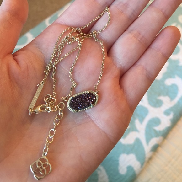 Rare purple drusy Elisa