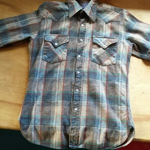 Plaid pearl snap pendleton