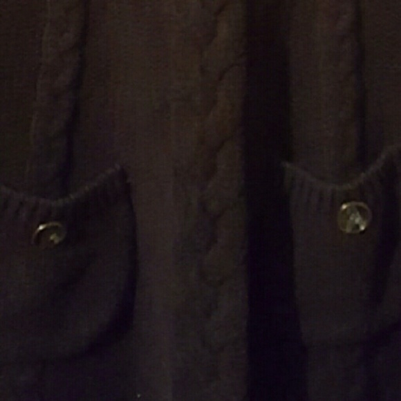 Short Sleeved Cableknit Sweater Dress - Picture 2 of 2