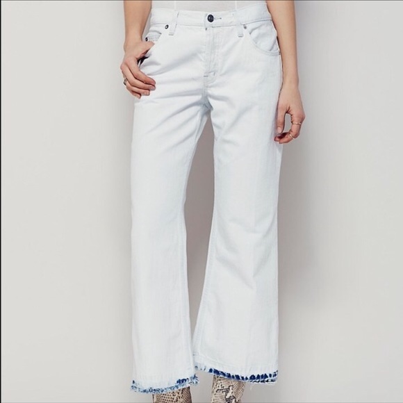Free People Chelsea Cropped Kick Flair Jean sz 29