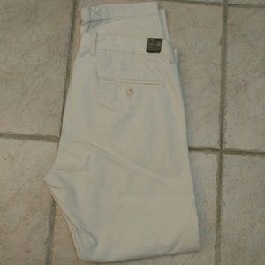 SEEDED CANVAS CHINO CREAM WHITE