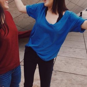 American Apparel Blue T shirt