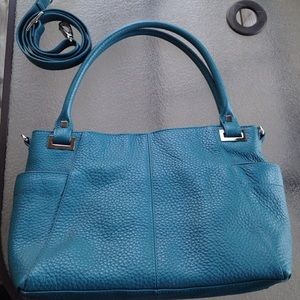 Alfani Leather Handbag with an Adjustable Strap