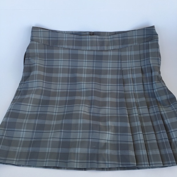 Nike DriFit Gold skirt plaid size Medium