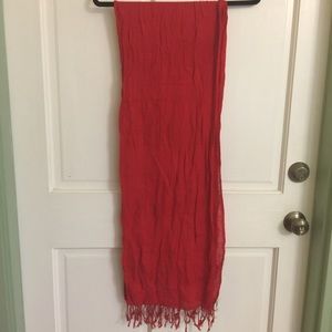 Red scarf