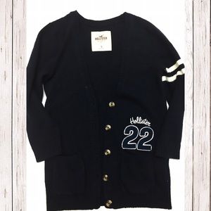Hollister Letterman Cardigan S