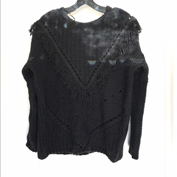 Western H&M Fringe Sweater NEW