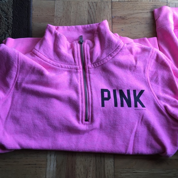 PINK Quarter Zip Pullover