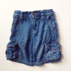 Baby Gap denim cargo shorts