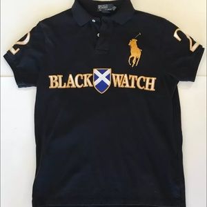 Ralph Lauren Black Watch Big Pony Custom Fit Polo