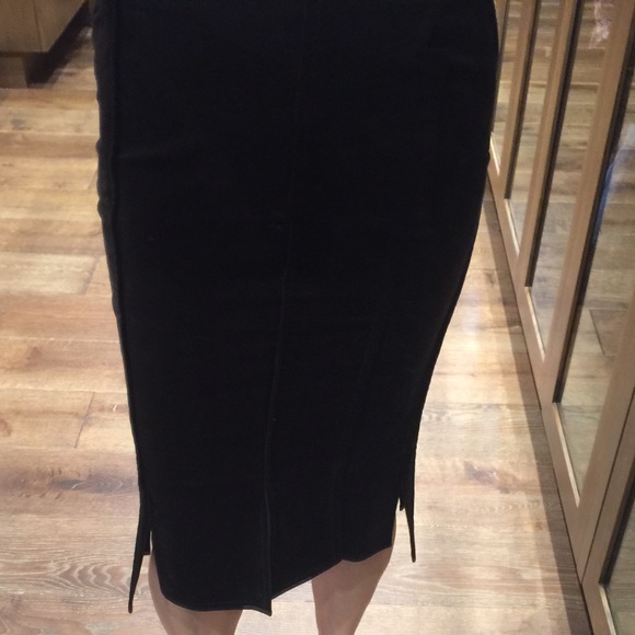 Gucci Velvet Black Skirt
