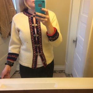 Vintage 100% wool Norwegian sweater
