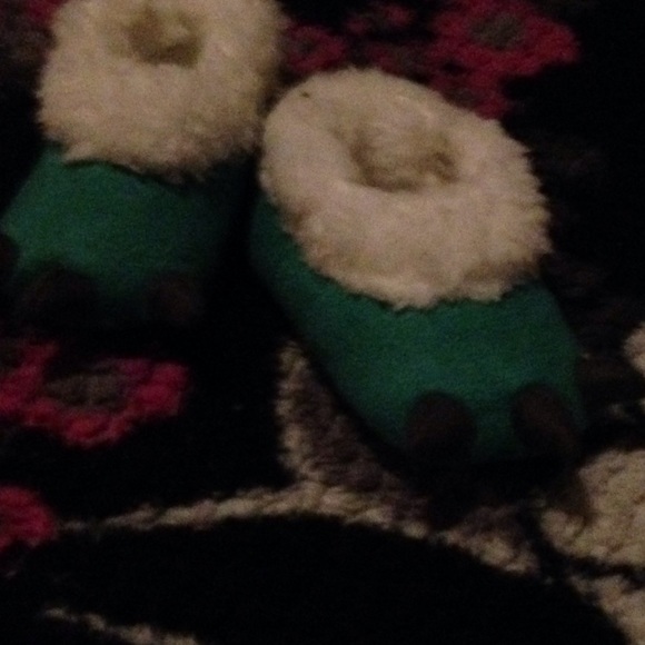 Infant little monster slipper