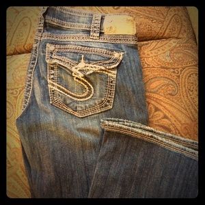 Silver Suki Jeans