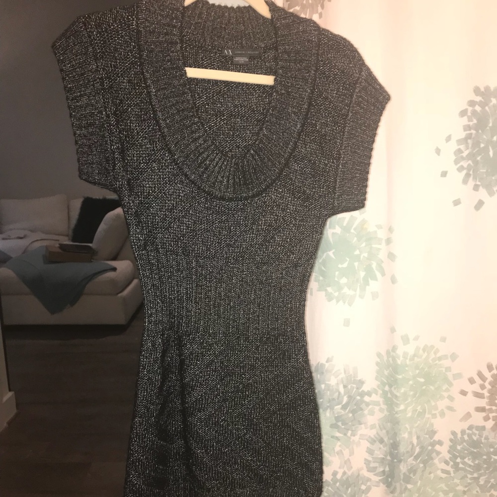 A/X Armani Exchange Mini Sweater Dress - Picture 3 of 7