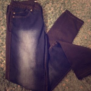 Blue and Gray Highway Jeans