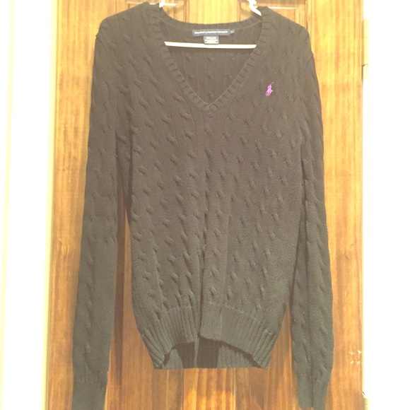 Black/Purple Ralph Lauren Sweater