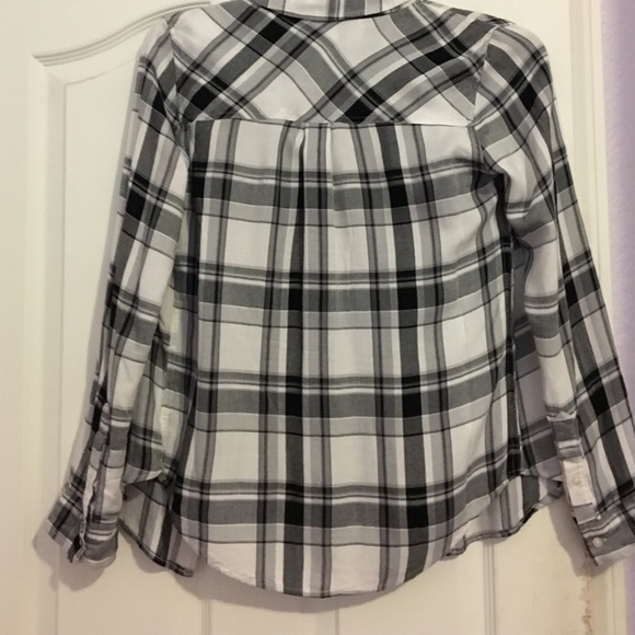 Black, white, and grey flannel - Picture 2 of 2