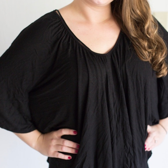 Lace-Back Flowy Top