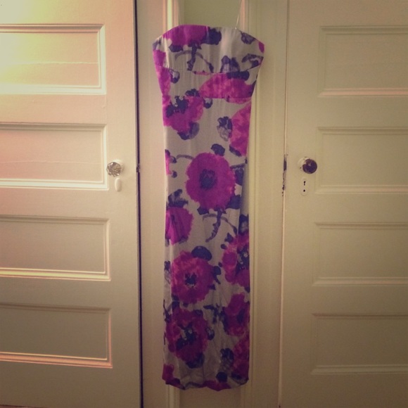 Banana Republic long silk dress, size 12