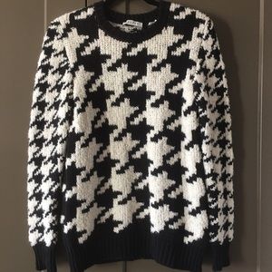 Sandro - Sandro Pairs Houndstooth Sweater S