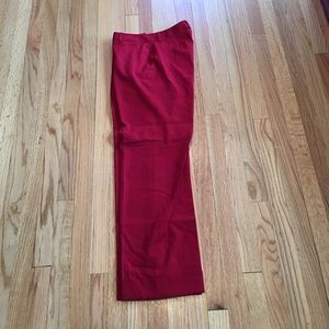 Victoria's Secret red trousers, size 8