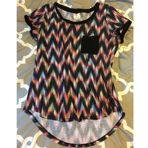 Colorful chevron t-shirt