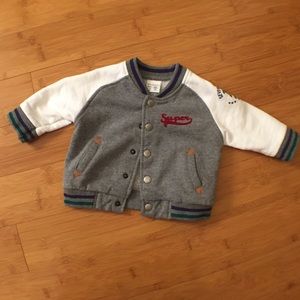 Zara baby boy baseball jacket