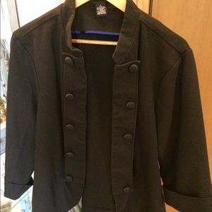 Military style canvas jacket