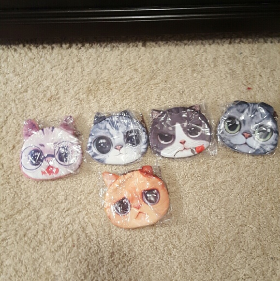 Super Cute Kitty Coin Purses