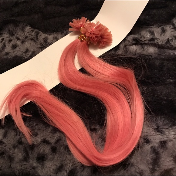 Karalink hair extensions ?a beautiful pastel pink main image 4
