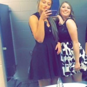 Black casual/formal dress