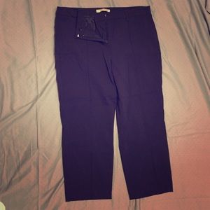 Larry Levine size 14 cropped stretch pants