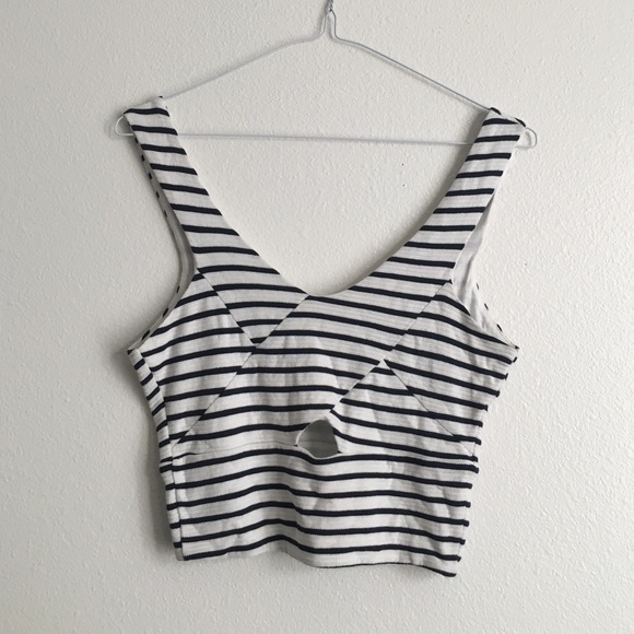 Berksha Stripe Crop Top