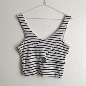 Berksha Stripe Crop Top