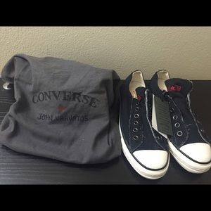 Black converse 7.5