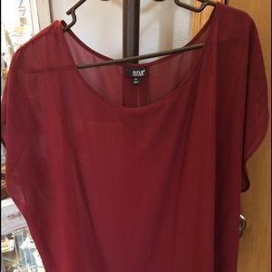 Beautiful blouse in fabulous wine color